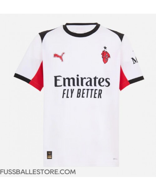 Günstige AC Milan Christian Pulisic #11 Auswärtstrikot 2025-26 Kurzarm Günstige AC Milan Christian Pulisic #11 Auswärtstrikot 2025-26 Kurzarm